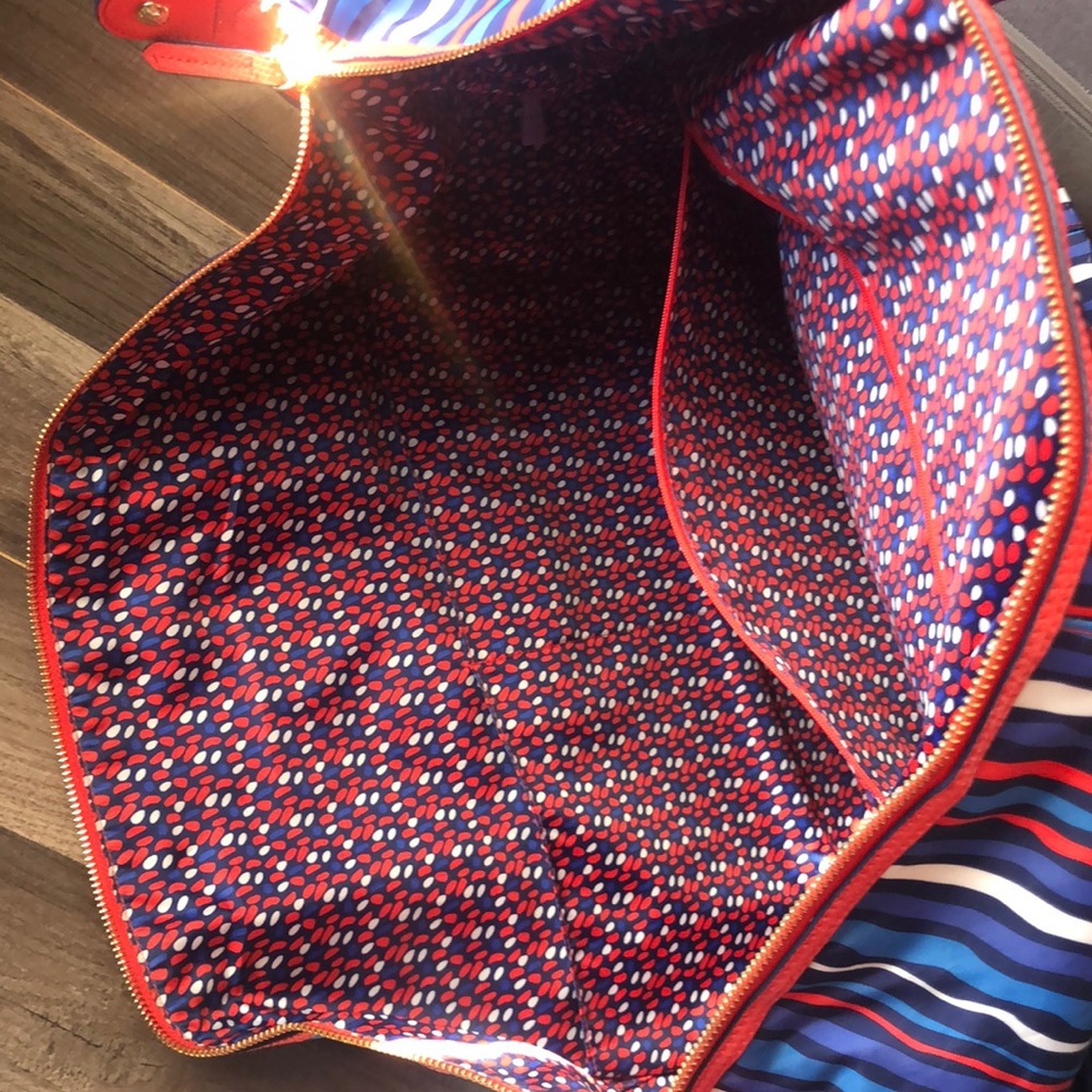 Vera Bradley Preppy Poly Travel Duffel Bag - Picture 5 of 6